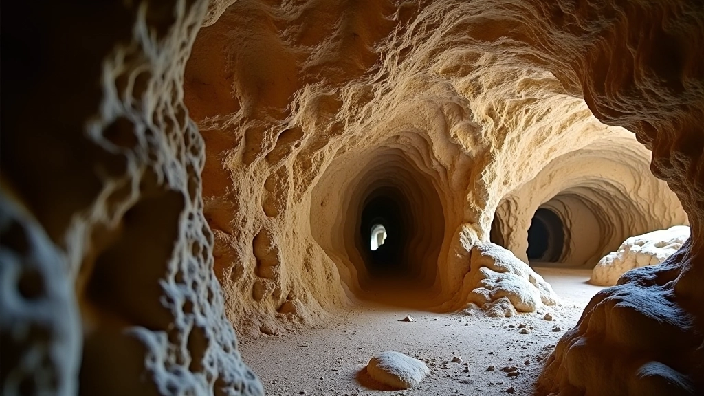 Detalle de paredes de roca caliza con texturas erosionadas por el agua a lo largo de millones de años